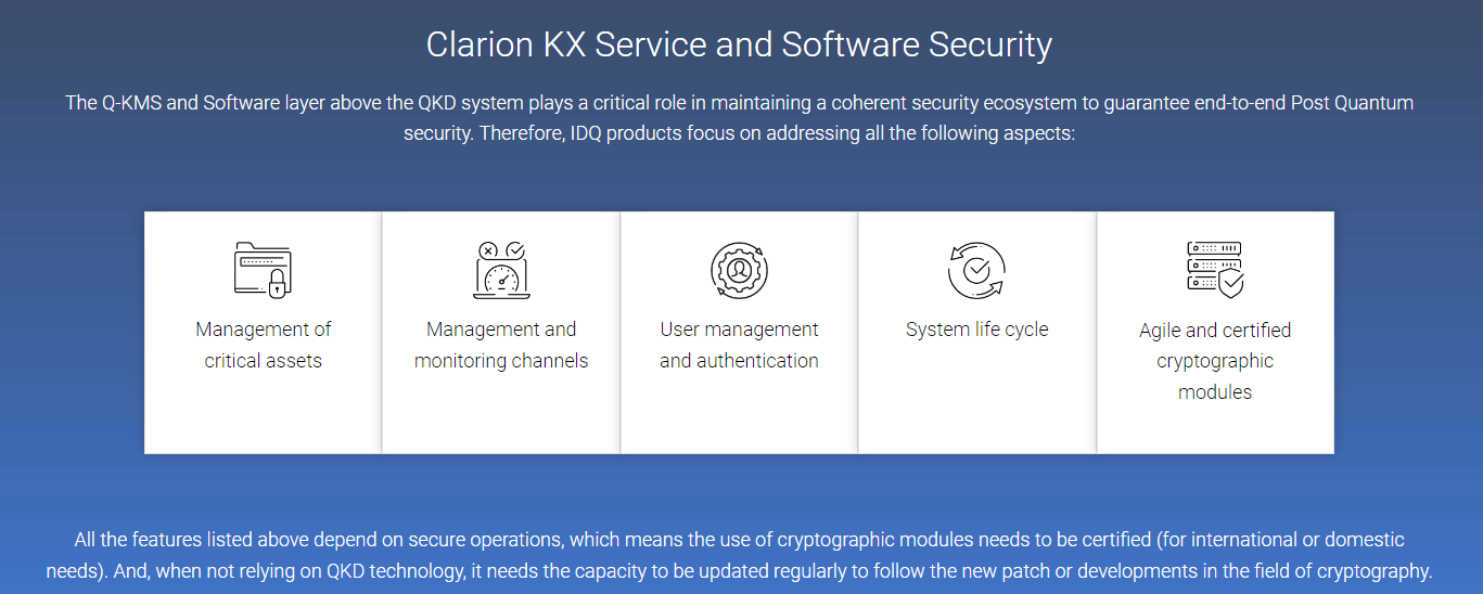 Key Exchange Service Clarion KX Service and Software Security
